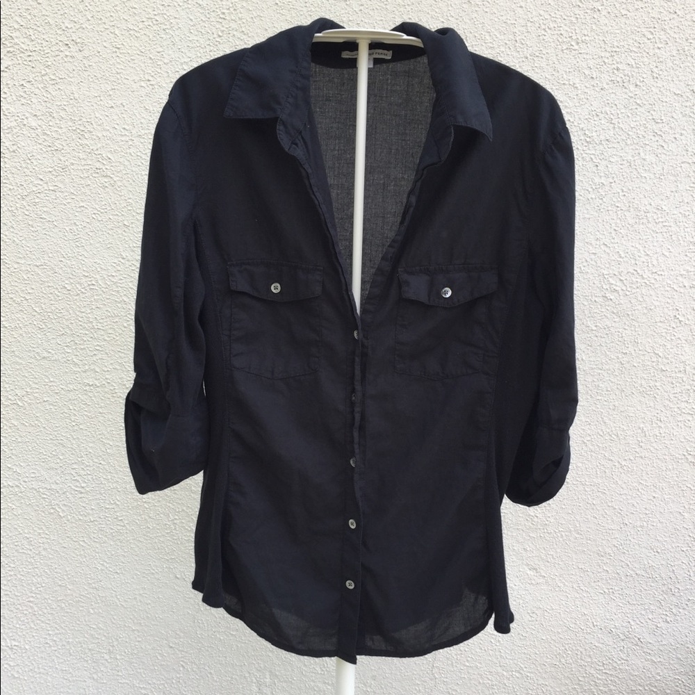 James Perse bottom shirt black size 3